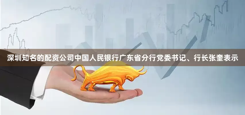 深圳知名的配资公司　　中国人民银行广东省分行党委书记、行长张奎表示
