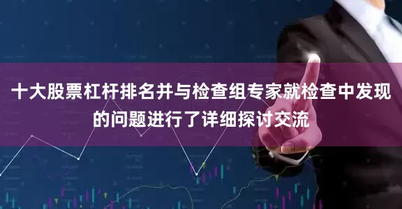 十大股票杠杆排名并与检查组专家就检查中发现的问题进行了详细探讨交流